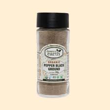 Spices Seasonings: Down To Earth - Organic Ground Black Pepper - [60g]