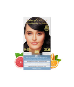 Tints of Nature - 2N Natural Darkest Brown Hair Colour - [120ml]