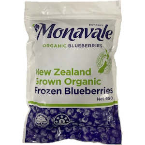 Organic: Monavale - Frozen Organic Blueberries - [2KG] - In Store/Click & Collect only