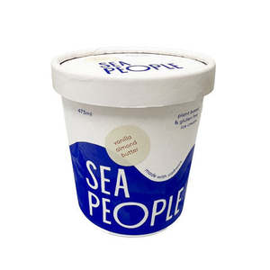 Food Gluten Free: Sea People - Vanilla Almond Butter Ice Cream - [437ml] - In Store/Click & Collect Only