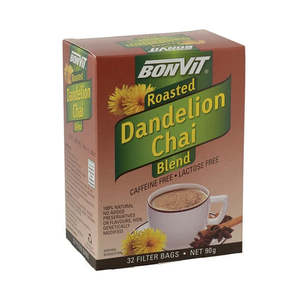 Other Hot Drinks: Bonvit - Roasted Dandelion Chai Blend - [32 Filter Bags]