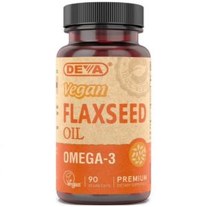 Deva - Vegan Flaxseed Oil - [90 Capsules]