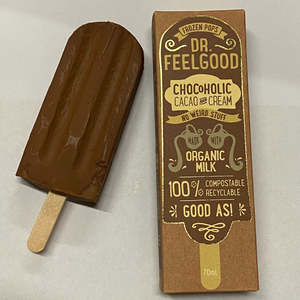 Chilled Frozen: Dr. Feelgood - Chocoholic Cacao & Cream Frozen Pop - [70ml] - In Store/Click & Collect Only