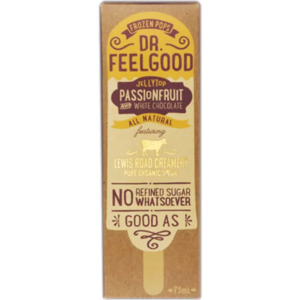 Chilled Frozen: Dr. Feelgood - Passionfruit & White Choc Frozen Pop - [70ml] - In Store/Click & Collect Only