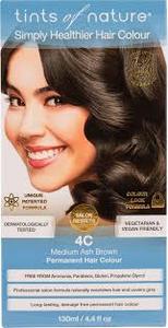 Tints of Nature - 4C Medium Ash Brown Hair Colour - [120ml]