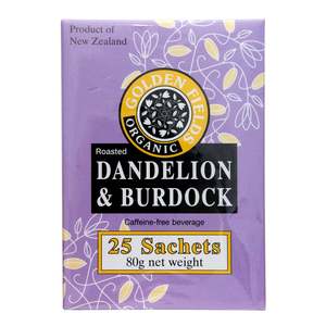 Golden Fields - Organic Dandelion & Burdock Tea Bags - [25 Bags]