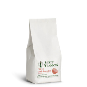 Kitchen Bathroom Cleaning: Green Goddess - Dish Washer Powder (Citrus) - [1kg]