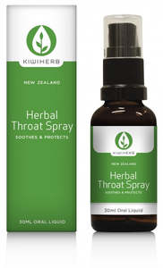 Health Supplements: Kiwiherb - Herbal Throat Spray - [30ml]