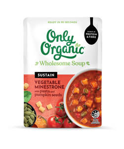 Food Vegan: Only Organic - Organic Vegetable Minestrone Soup - [320g]