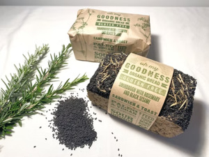 Food Gluten Free: OMG - Organic Rosemary & Black Sesame Sourdough [740g] - [Frz/Sliced] In Store/Click & Collect Only