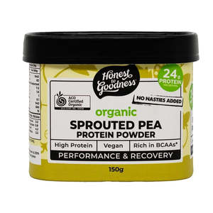 Honest To Goodness - Organic Sprouted Pea Protein Powder - [150g]