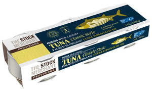 New Featured: The Stock Merchant - Wild Caught Tuna in Organic Extra Virgin Olive Oil [3 x 80g] - [240g]
