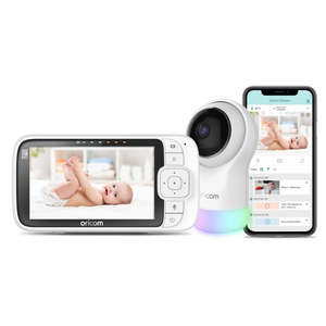 Oricom Baby Care: OBH950 5" Smart HD Nursery Pal Glow+ Baby Monitor