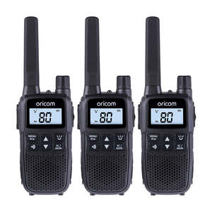Handheld: UHF2200-3 Handheld 2 Watt UHF CB Radio Triple Pack