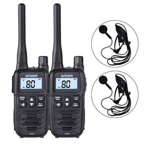 Products: UHF1420S-2 Handheld 1 Watt UHF CB Radio Twin Pack + BONUS Ear Bud Microphones