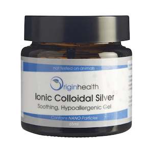 Frontpage: Colloidal Silver Gel 65ml - Glass Jar