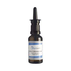 Frontpage: Colloidal Silver Nasal Spray 30ml - Glass Bottle