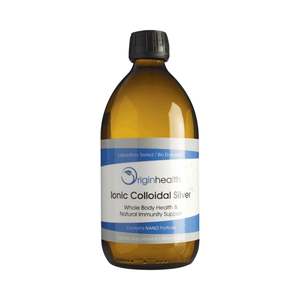 Colloidal Silver Liquid 10ppm - Glass Bottles  (Select a size)