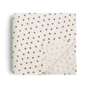 Little Ones: Swaddle - Black Daisy