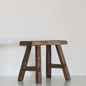 Living: Original Wooden Mini Stool