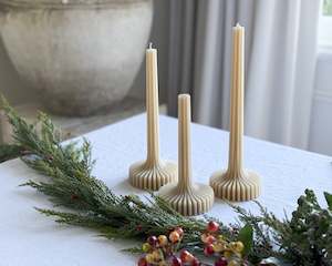 CANDLE: Antoinette Beeswax Candles | Set of 3