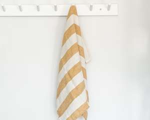 Eco Home: Linen Tea Towel | Sunflower Stripe