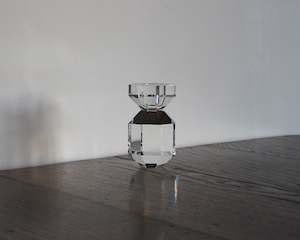 Objects: Hubsch | Crystal Candle Holder | Clear