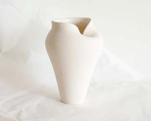 Ceramics: Author Ceramics | Pillow Vase | Sand Dune | Large