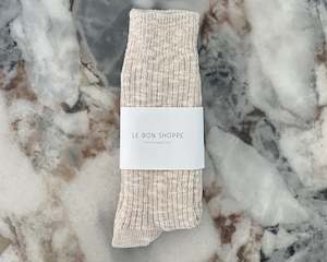 Eco Home: Le Bon Shoppe | Cottage Socks | Oatmeal