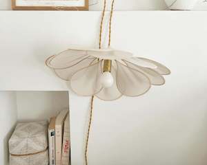 Lights: Petite Petale Pendant  | Alabaster