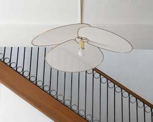 Lights: Trois Disque Pendant | Alabaster