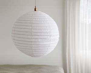 Wabi Linen Shades: Wabi Linen Shade | Luna | White | 70cm