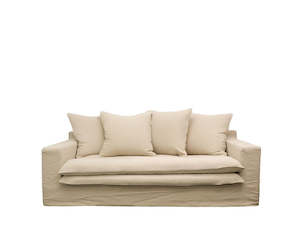 In Stock: York 2 Seater Sofa | Oatmeal