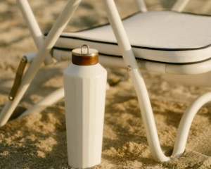 Business Pleasure: Business & Pleasure | Hemmingway Drinkware Flask | Antique White | 750ml