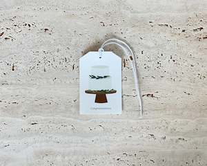 Congratulations Wedding Cake Gift Tag