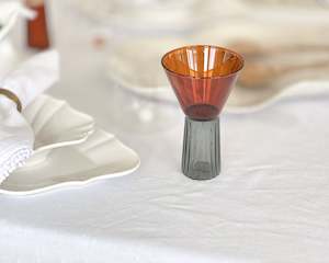 Kairos Wine Glass | Dark Amber