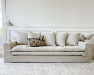 In Stock: York 3 Seater Sofa | Oatmeal