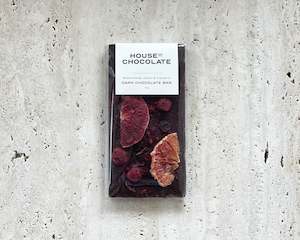 Easter: House of Chocolate | Blood Orange Dark Chocolate Bar