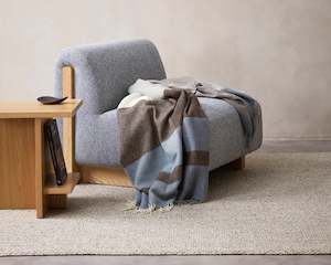 Cushions Throws: Brunswick Throw | Sky