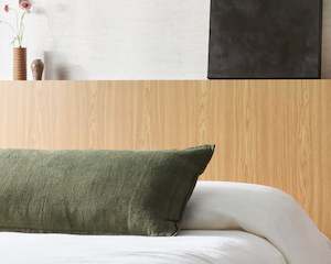 Cushions Throws: Flaxmill Lodge Cushion | Winter Moss