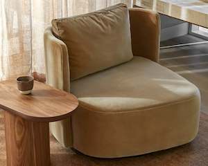 Kennedy Tilt Occasional Chair | Cumin Velvet