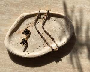 Body Scent: Travertine Stone Dish