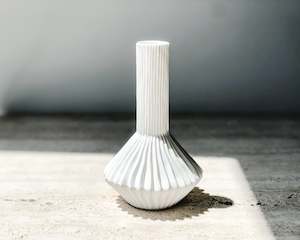 Pleated Bud Vase