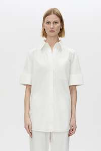 Camilla & Marc | Winslow Short Sleeve Shirt | Soft White