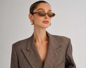 Luv Lou Sunglasses | The Olive | Chocolate Crystal