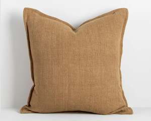 Cushions Throws: Flaxmill Euro Cushion | Fenugreek