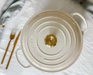 Le Creuset | Round Casserole Dish | Meringue | 28cm