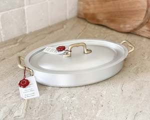 Cookware: Ottinetti Oval Gratin Lid | 26cm