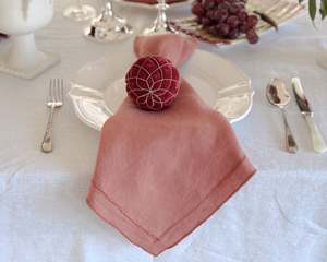 Table: Linen Napkin | Rosewood