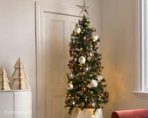 Pots Planters Garden: Pre Lit Needle Pine Tree